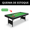 Mesa de Bilhar Dobrável (Aguenta 100kg) – Últimas Peças