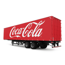 Miniatura Realista de Controle Remoto Caminhão Scania S540 6X4 + Carreta de Brinde (QUEIMA DE ESTOQUE) - VERMELHO