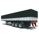 Miniatura Realista de Controle Remoto Caminhão Scania S540 6X4 + Carreta de Brinde (QUEIMA DE ESTOQUE) - PRETO